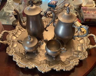 Tea and Coffee Service with Platter