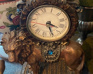 Lion Themed Clock