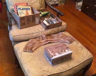 Armchair and Ottoman