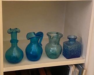 Art Glass Vases/Books