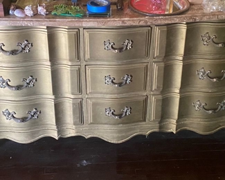 Painted French Provincial Dresser