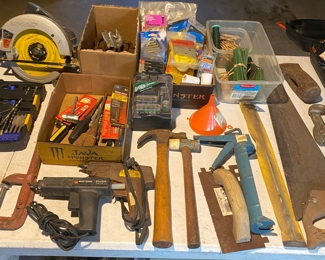Hammers, Saws and Assorted Hardware