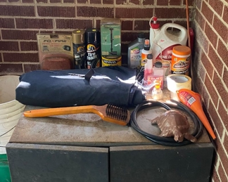 Chemicals and Storage Cabinet