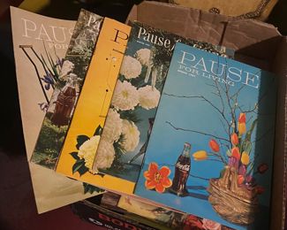 Vintage Coca Cola Pause for Living Magazines