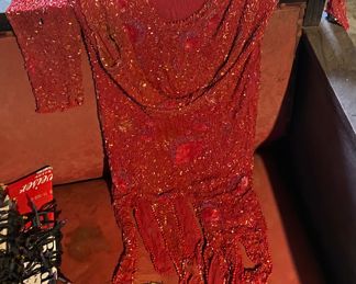 Heavy Beaded Dress (Damaged)