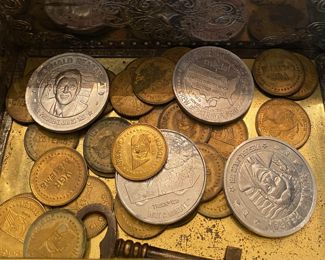 Assorted Video Game Tokens