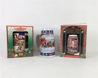 Anheuser-Busch Budweiser Beer Steins