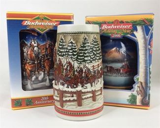 Anheuser-Busch Budweiser Beer Steins