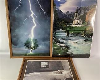 Assorted Framed Artwork and Posters
