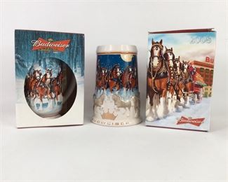 Anheuser-Busch Budweiser Beer Steins