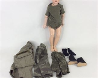 Porcelain Soldier Doll