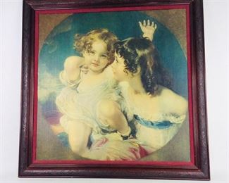 "The Calmady Children" unsigned Framed Art Piece
