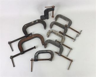 Assorted C-Clamps