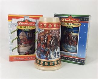 Anheuser-Busch Budweiser Beer Steins
