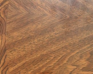 TOP OF THE DINING ROOM TABLE. SEATS 6