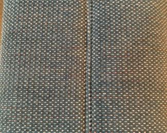 FABRIC OF 2 BLUE RECLINERS