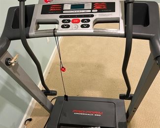 Pro-form crosswalk 390 treadmill 
2.5 H P  drive motor.  $75
