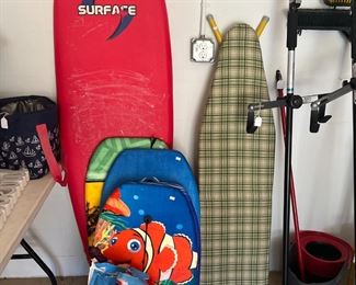 Foam surfboard, boogie boards
