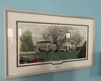 Limited Edition The Casements by D. A. Bendezi, 153/525, 31" x 19"