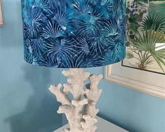 Sea coral lamp, pair available