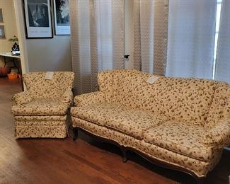 Sofa & matching chair