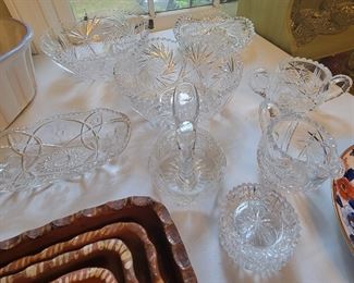 Vintage cut glass