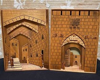 A. Klein Jerusalem 3D Wooden Wall Art