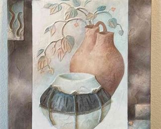 Connie B Plaster On Board Art