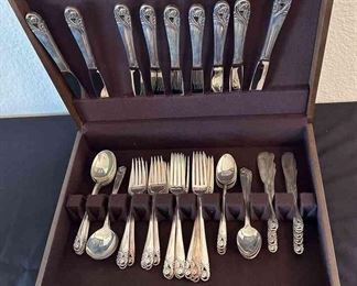International Sterling Spring Glory Silverware Set