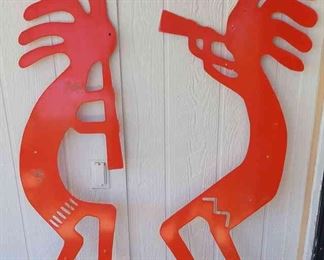 Kokapeli Metal Yard Art