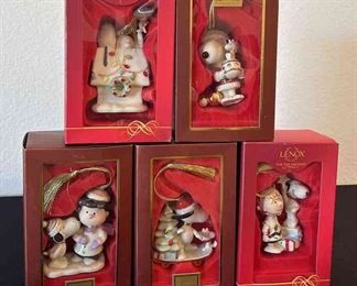 Lenox Snoopy Boxed Christmas Ornaments
