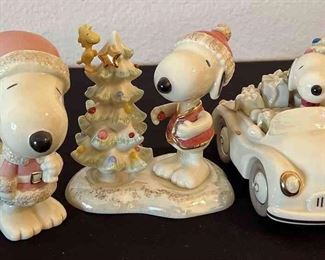 Lenox Snoopy Figurines