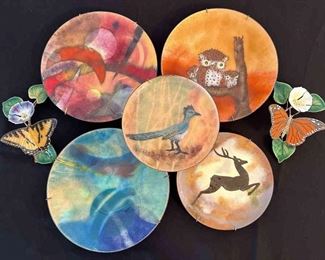 Metal Enamel MCM Wall Art