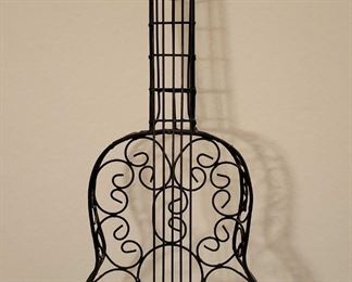 Metal Guitar Wall Art
