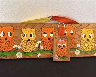 Mid Century Owl Decor