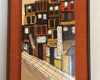 Mid Century Sandy Kaiman Painting