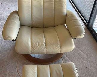 Stressless Ekornes Made In Norway Leather Chair