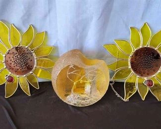 The Glass Tree Stained Glass Sunflower