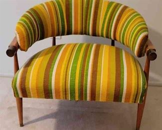 Vintage MCM Barrel Chair