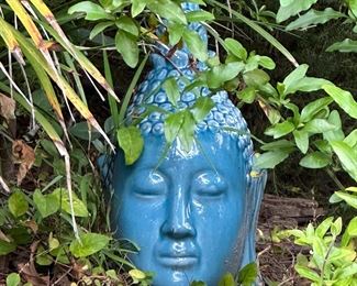 Glazed Ceramic Buddha 