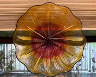 Artisan glass disk