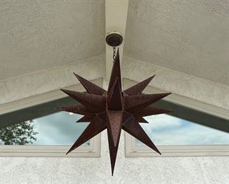 Starburst pendant lamp