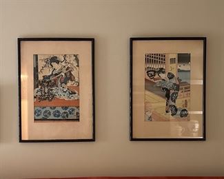 Asian woodblock prints by Utagawa Kunisade