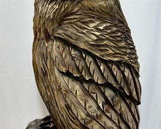 Local Artist Carved wood sculpture 