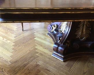 Detail of banquet table