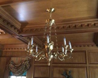 Bronze chandelier