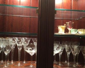 Bohemian etched crystal