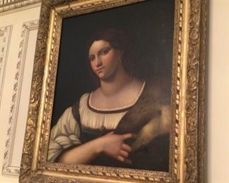 17thc  portrait, oil on canvas, unsigned