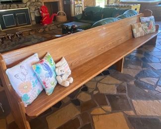 Full size church pew