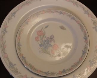 "Illusions" china twelve four-piece settings, plus four bowls